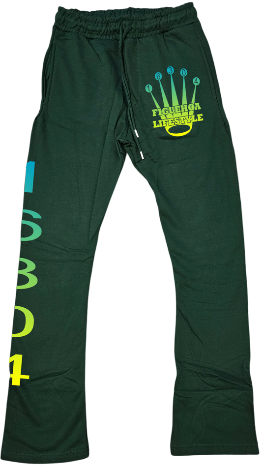 ***NEW*** RICHIZM "LEMON LIME" STACKED SWEATS