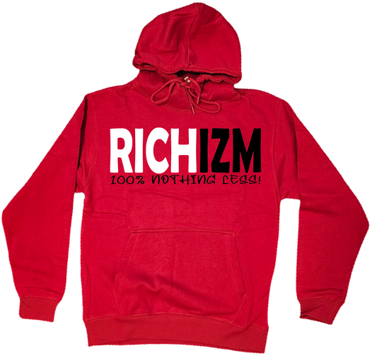 ***NEW*** RICHIZM RED TWO TONE HOODIE