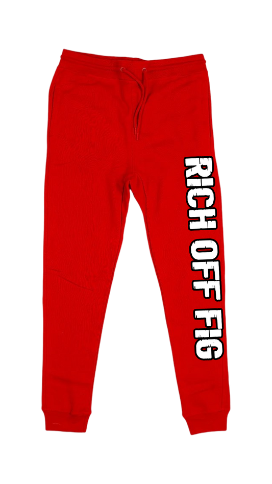 ROF RED JOGGERS